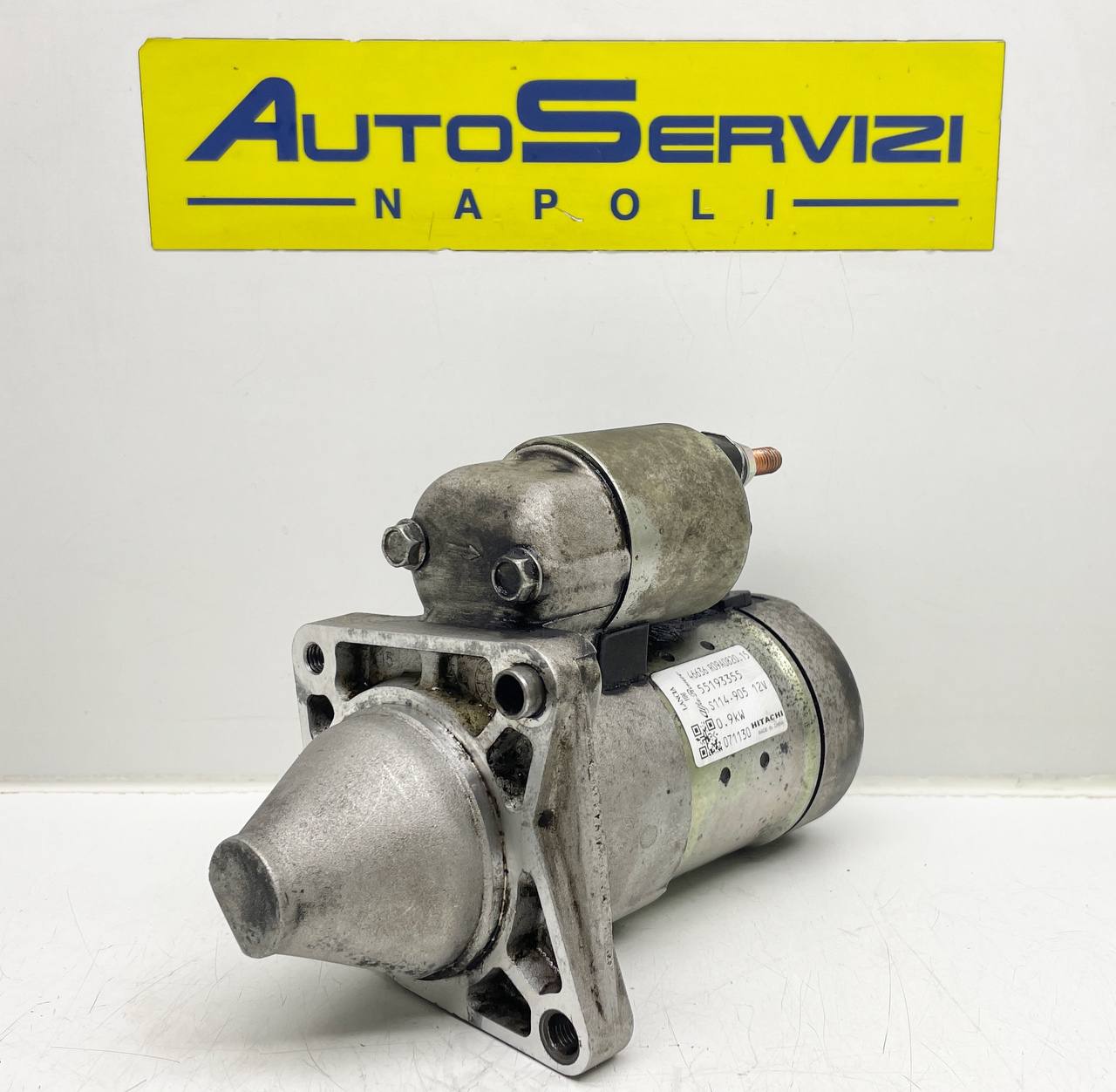 ﻿MOTORINO AVVIAMENTO FIAT GRANDE PUNTO 1.2 BENZINA 2008 - 55193355 / S114-905